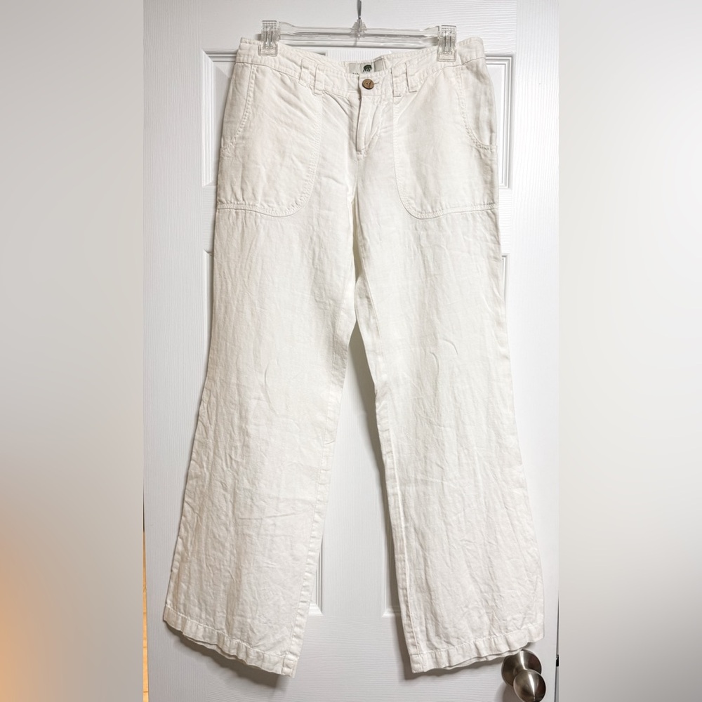 Banana Republic Mid-rise Linen Pants, Size 4